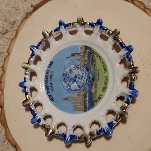 New York World's Fair Unisphere Dish 1961